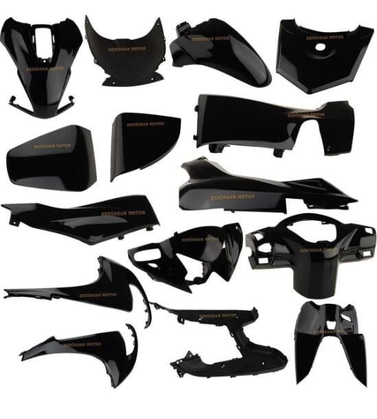 HONDA DİO 110 KAPORTA SETİ SİYAH 16 PARÇA