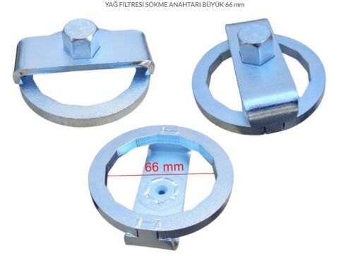 YAĞ FİLTRESİ SÖKME ANAHTARI BÜYÜK 66 mm