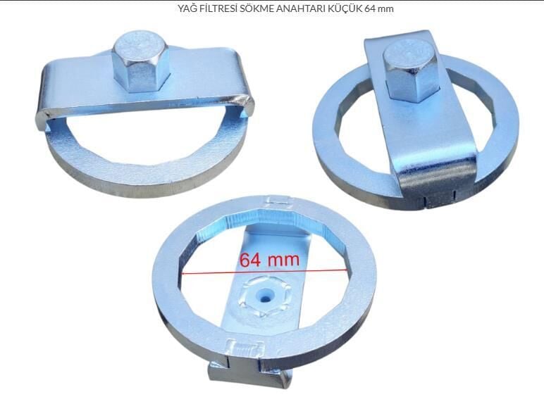 YAĞ FİLTRESİ SÖKME ANAHTARI KÜÇÜK 64 mm