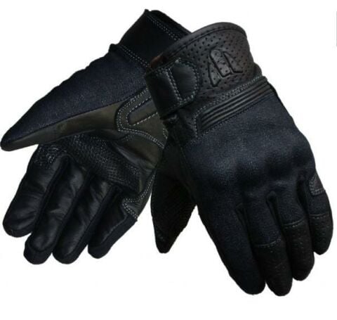 VEXO DENIM ELDİVEN XL BEDEN SİYAH-MAVİ