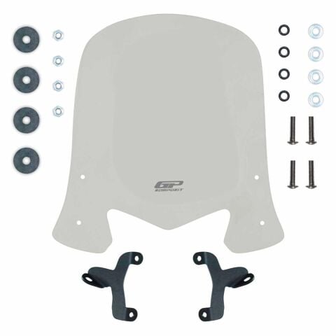 GP KOMPOZİT TVS JUPİTER 125-110 SİPERLİK ÖN CAM ŞEFFAF 42cm