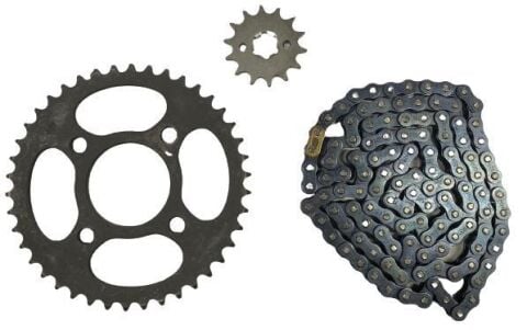 BAJAJ DİSCOVER-125 ARKA TEKER ZİNCİR DİŞLİ SETİ İTHAL 42+14