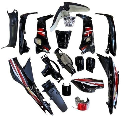 MONDİAL UKH-KH-MFH KAPORTA SETİ (FAR STOP DAHİL) SİYAH