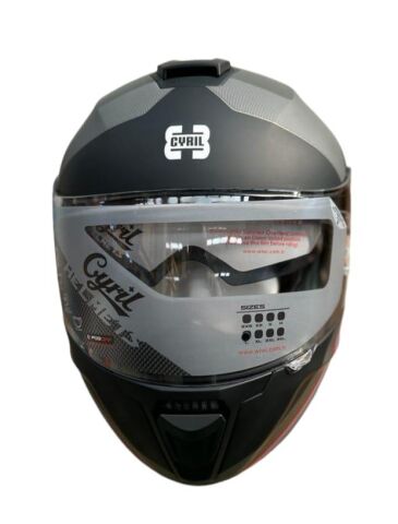 CYRIL KASK FU403SV GECKO SV EPIC B1 MAT SİYAH L