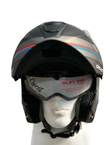 CYRIL KASK FU403SV GECKO SV EPIC B1 MAT SİYAH XL
