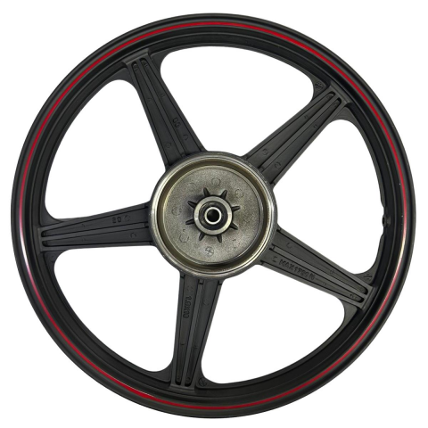MONDİAL SUPERBOY 125 İ ARKA JANT CELIK (1.85X18'') (KIRMIZI)