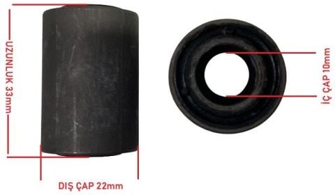 CUP 33X22X10 ARKA SALINCAK BEŞİK TAKOZU TAKIM