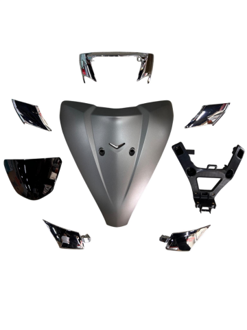 TVS JUPİTER 125 ÖN KAPORTA SETİ GRİ (13 PARÇA)