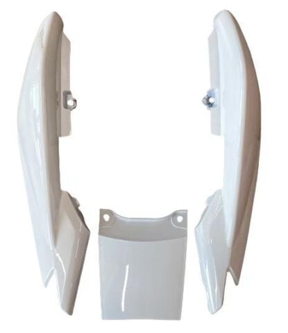 YAMAHA YBR-K ESD SAĞ SOL SELE ALTI ARKA STOP ÜSTÜ TAKIM BEYAZ