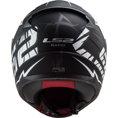 LS2 RAPID CROMO MAT TURUNCU-MAVİ KASK