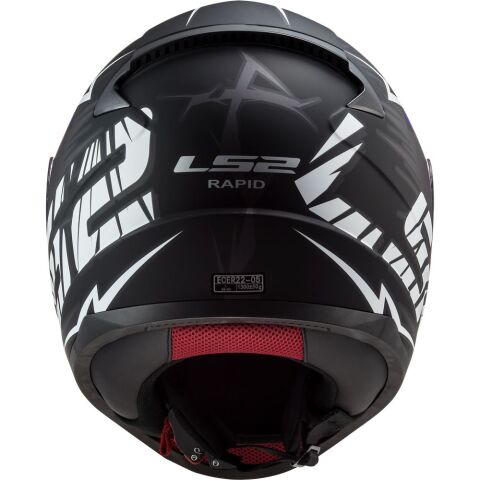 LS2 RAPID CROMO MAT TURUNCU-MAVİ KASK