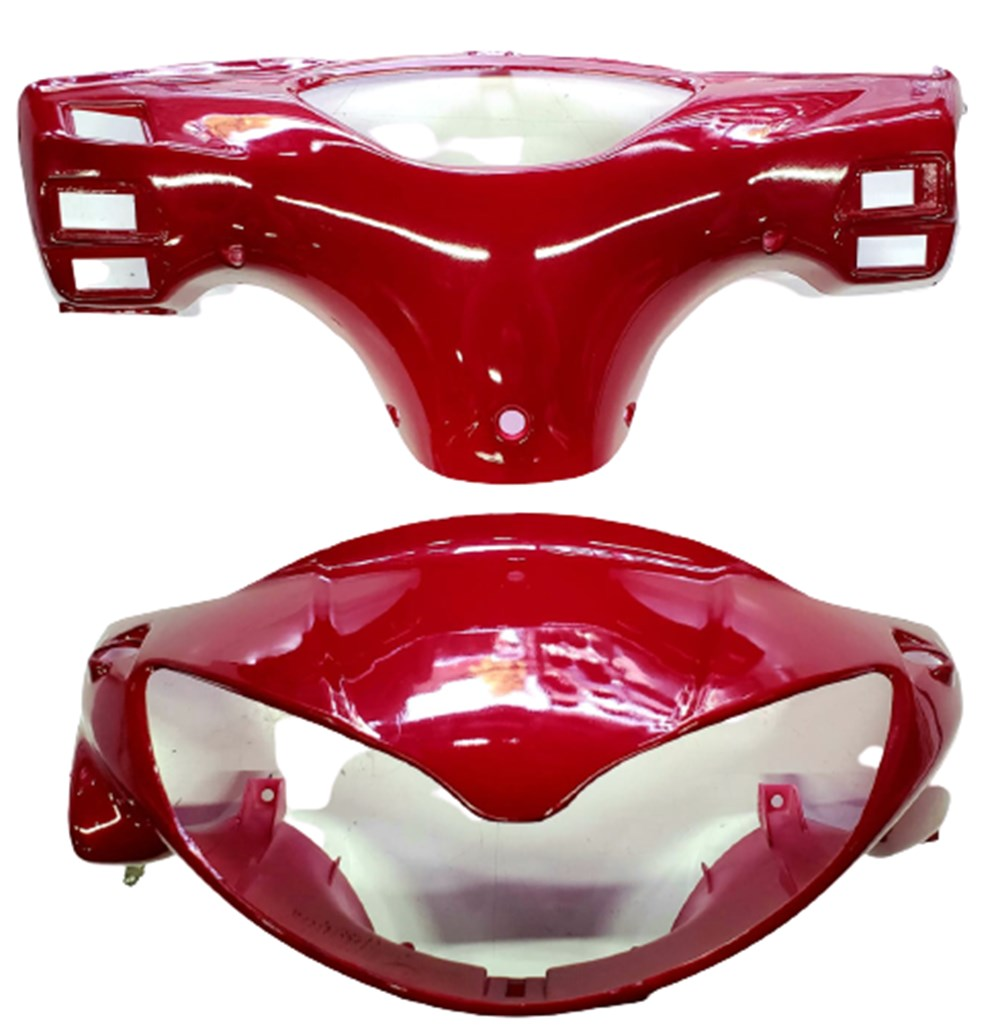 MONDİAL FT110 FAR VE KM ÇERÇEVESİ KIRMIZI TAKIM