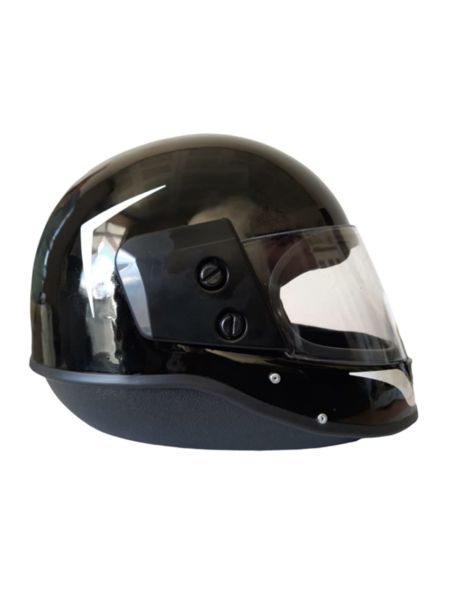 SİYAH TAM KAPALI ÇENELİ İTHAL KASK (STD BEDEN)