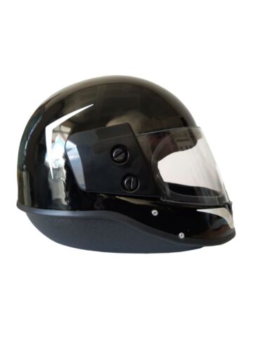 SİYAH TAM KAPALI ÇENELİ İTHAL KASK (STD BEDEN)