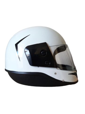 BEYAZ TAM KAPALI ÇENELİ İTHAL KASK (STD BEDEN)