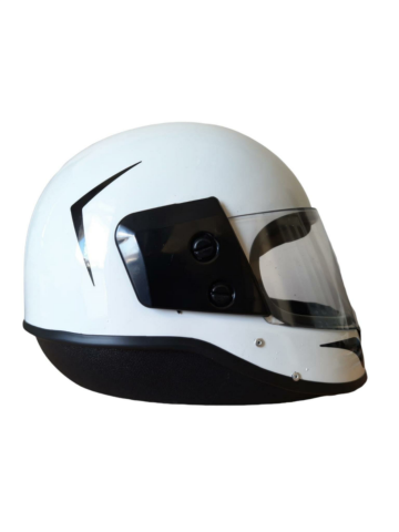 BEYAZ TAM KAPALI ÇENELİ İTHAL KASK (STD BEDEN)
