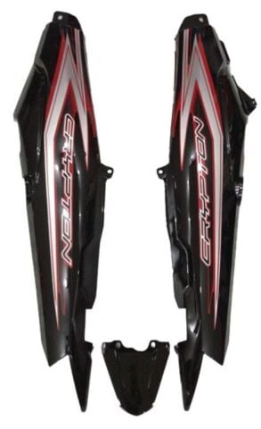 YAMAHA CRYPTON C8 SAĞ SOL SELE ALTI ARKA STOP ÜSTÜ TAKIM YENİ MODEL KIRMIZI