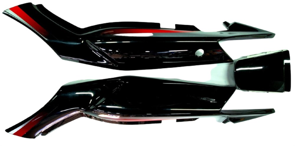 HONDA CBF150 SAĞ SOL SELE ALTI TAKIM SİYAH Y/M 3 PARÇA OEM
