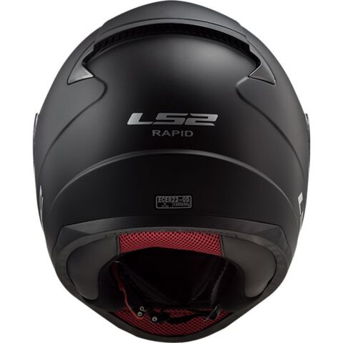 LS2 KASK FF353 RAPID MAT SİYAH TAM KAPALI