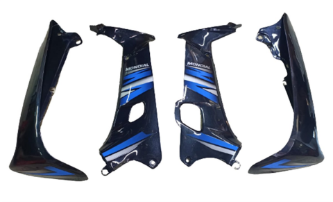 MONDİAL MFH100 SAĞ SOL İÇ VE DIŞ DİZLİK TAKIM SİYAH ORJİNAL