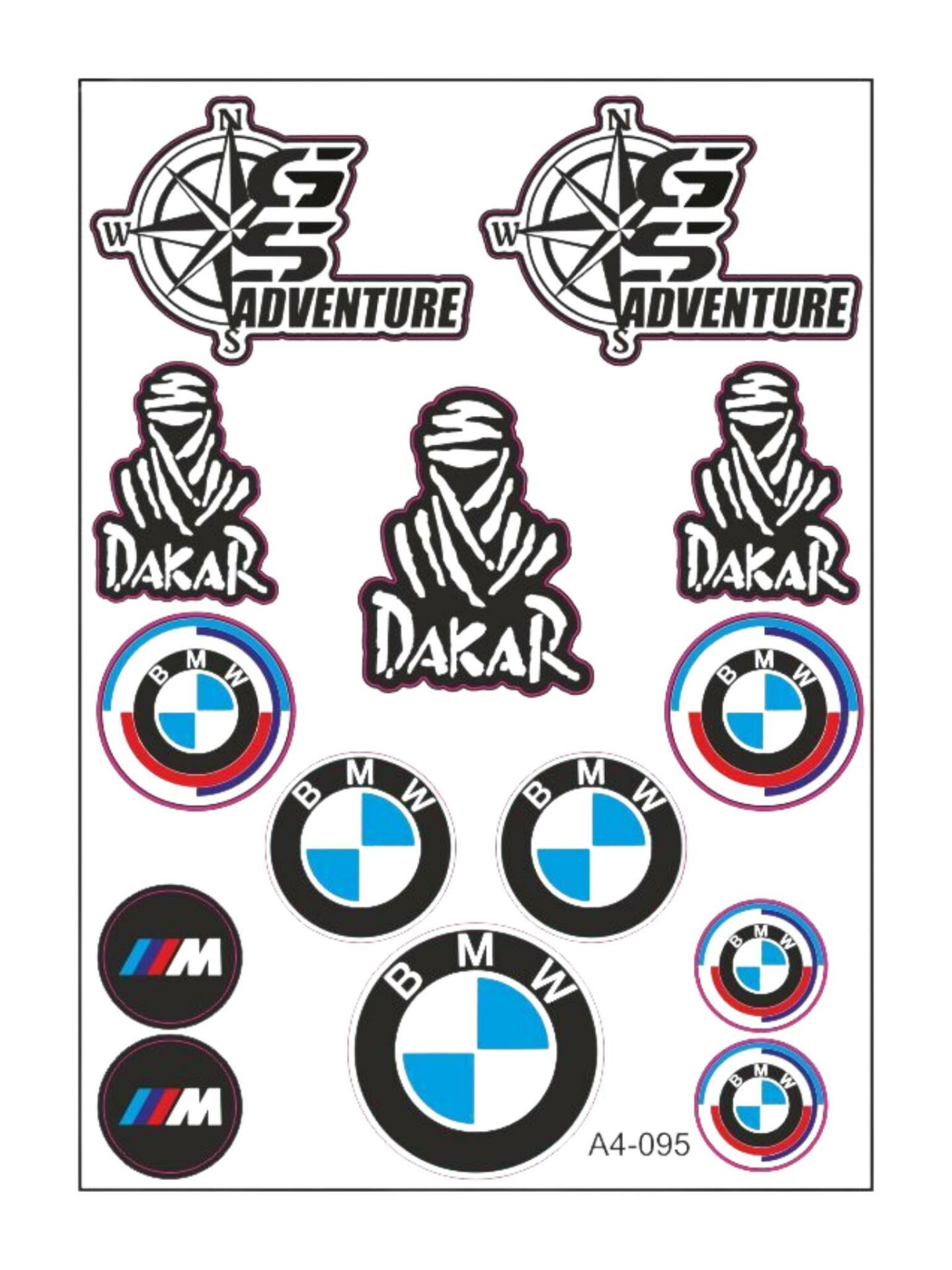 BMW MOTOSİKLET STİCKER SETİ