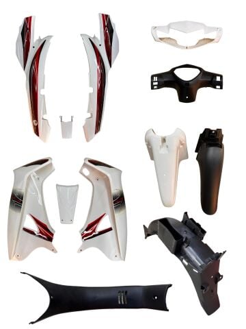 MONDİAL SFC KAPORTA SETİ 12 PARÇA BEYAZ İTHAL