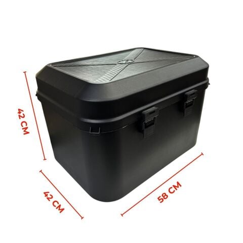 MOTOSİKLET ARKA ÇANTA 110 LT SİYAH TİCARİ