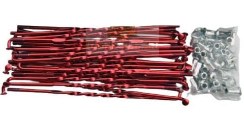 180x3,5 JANT TELİ 36 ADET KIRMIZ BURGULU