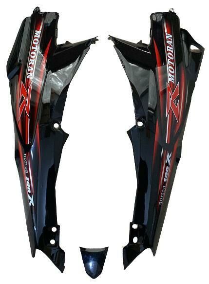 MOTORAN TORRO (NORTON 100 R) SAĞ SOL SELE ALTI STOP ÜSTÜ TAKIM SİYAH