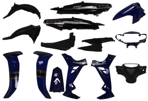YAMAHA CRYPTON C8 KAPORTA SETİ 2010-2014 (MAVİ-SİYAH)