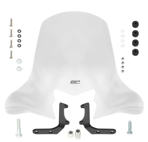 GP KOMPOZİT HONDA DİO 2021-2024 SİPERLİK ÖN CAM ŞAFFAF 58cm