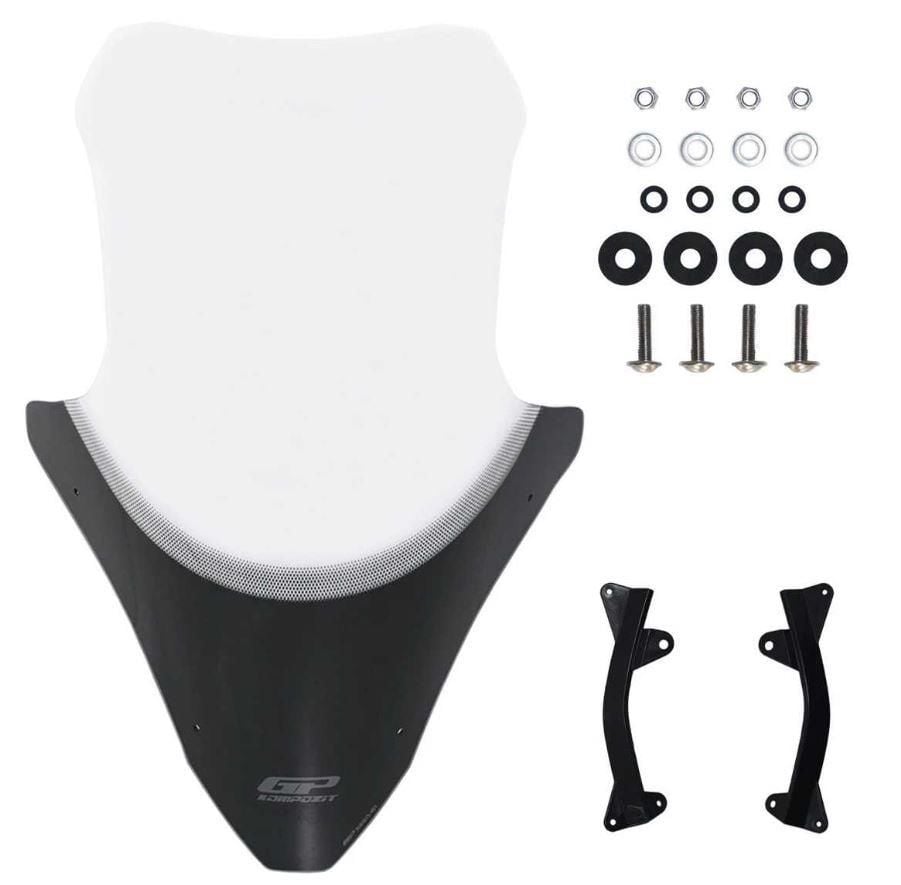 GP KOMPOZİT HONDA PCX 125 2021-2024 SİPERLİK ÖN CAM ŞEFFAF 70cm