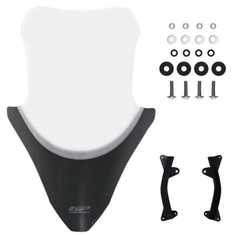 GP KOMPOZİT HONDA PCX 125 2021-2024 SİPERLİK ÖN CAM ŞEFFAF 70cm