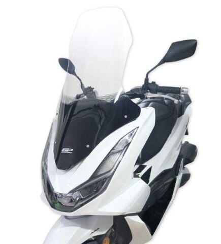 GP KOMPOZİT HONDA PCX125 2021-2024 SİPERLİK ÖN TUR CAMI ŞEFFAF 79cm