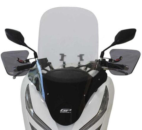 GP KOMPOZİT HONDA PCX 125 2018-2020 SİPERLİK ÖN TUR CAMI ŞEFFAF 71cm