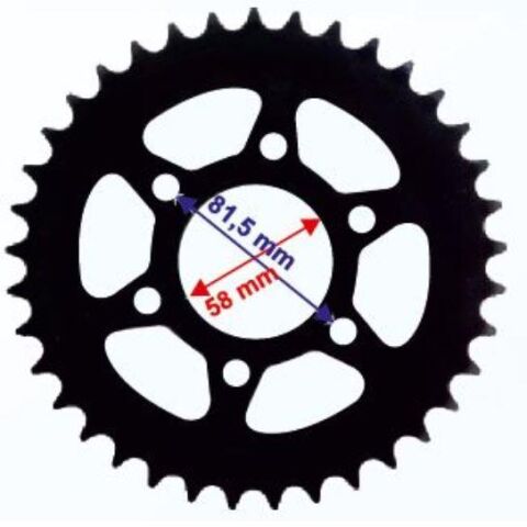 BAJAJ PULSAR NS200 ARKA DİŞLİ 520-38 DİŞ