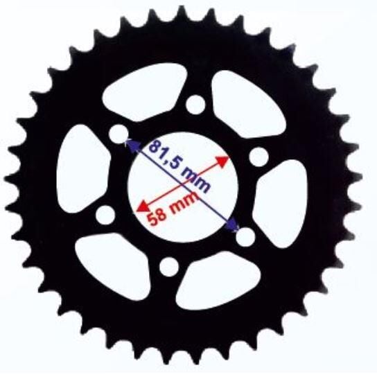 BAJAJ PULSAR NS200 ARKA DİŞLİ 520-37 DİŞ