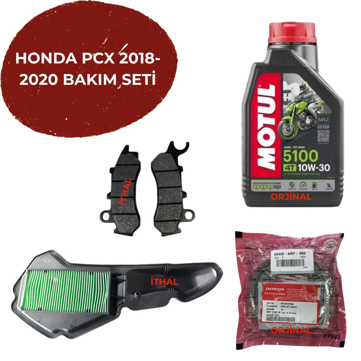 HONDA PCX 2018-2020 ARASI BAKIM SETI