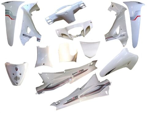 MOTORAN TORRO (TORRO LX) KAPORTA SETİ BEYAZ 13 PARÇA