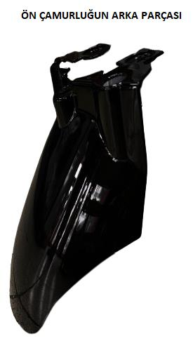 VOLTA VS2 ÖN ÇAMURLUK ARKA PARÇA GRENAJ SİYAH ORJİNAL