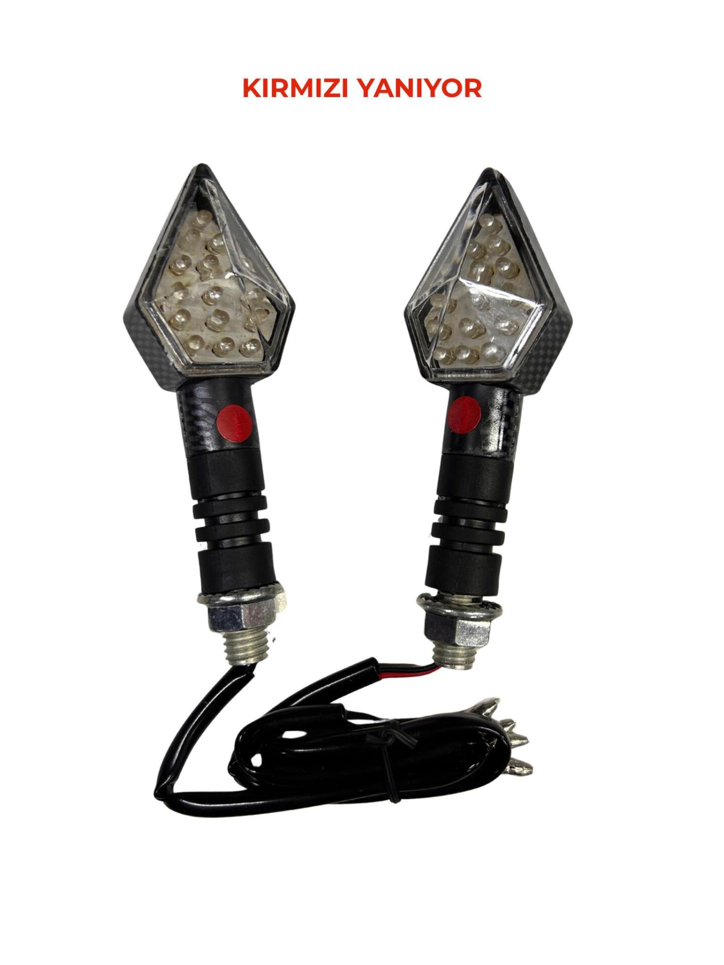 AGK-CG-CUP SİNYAL KARBON 15 LEDLİ KIRMIZI YANIYOR