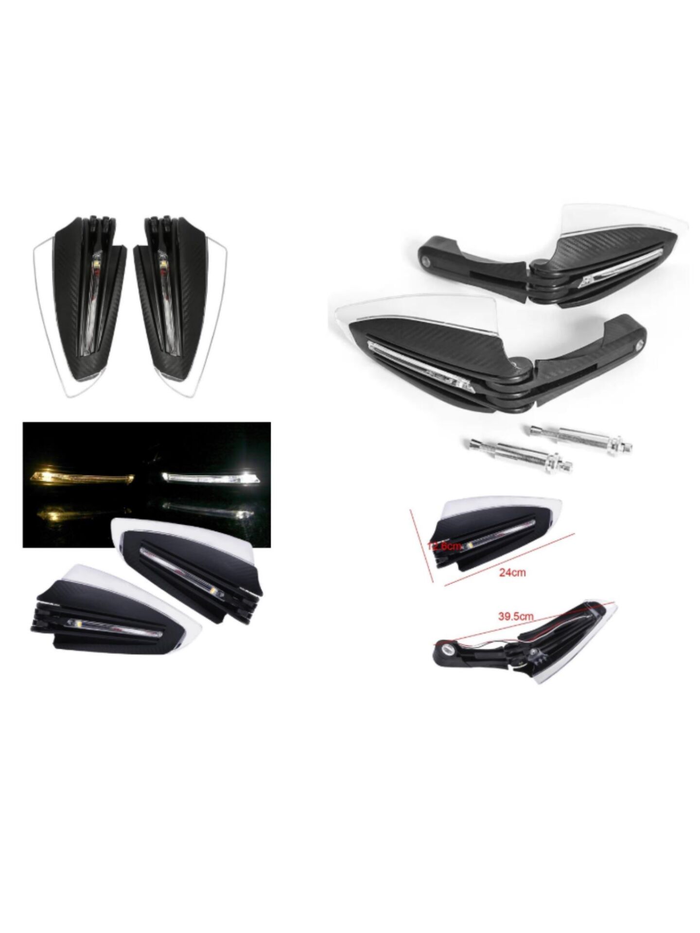 ELCİK KORUMA LEDLİ KATLANIR (PARK-SİNYAL)