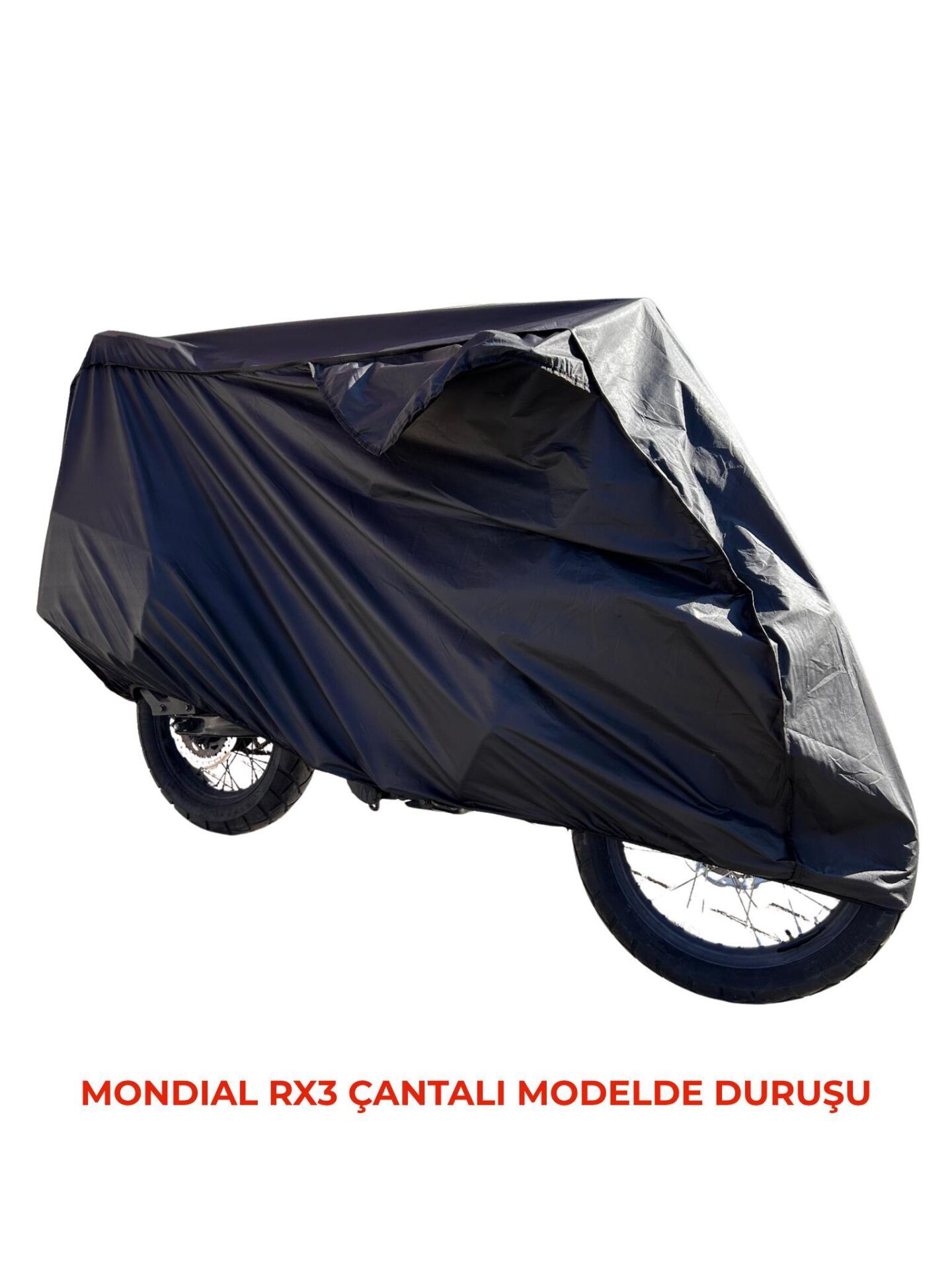 MOTOSİKLET BRANDASI XL BEDEN (RX3 TARZI ÇANTALI MOTORLAR İÇİN)