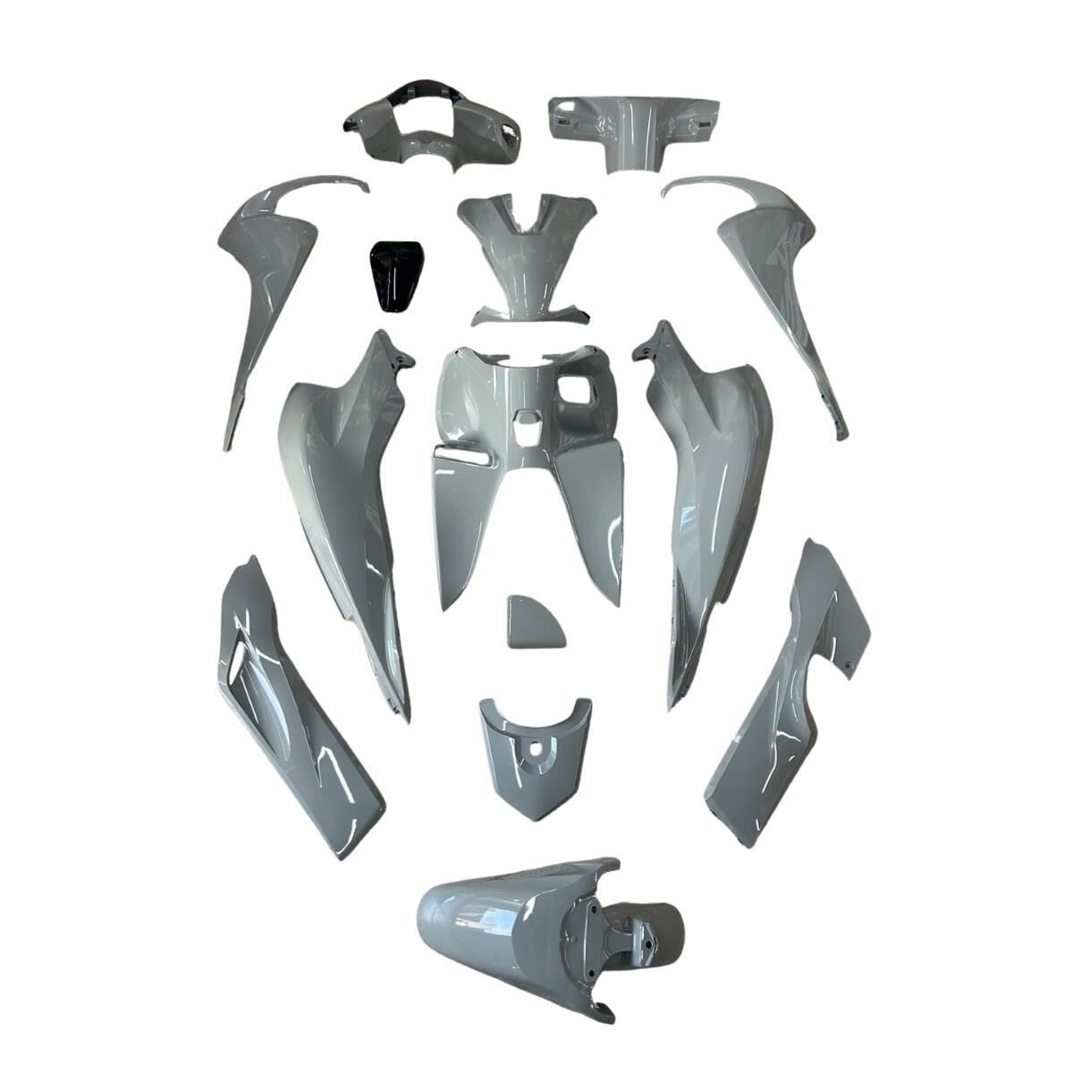 HONDA DİO 110 KAPORTA SETİ GRİ 14 PARÇA (BOYALI)