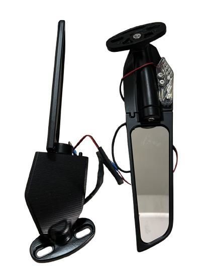 CFMOTO SR250 - PULSAR RS200 AYNA HAYALET LEDLİ (H2 AYNA)