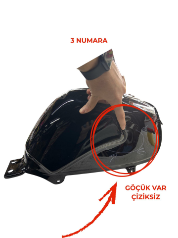 MONDİAL DRİFT L BENZİN DEPOSU SİYAH DEFOLU