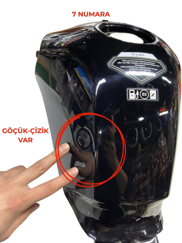 MONDİAL DRİFT L BENZİN DEPOSU SİYAH DEFOLU