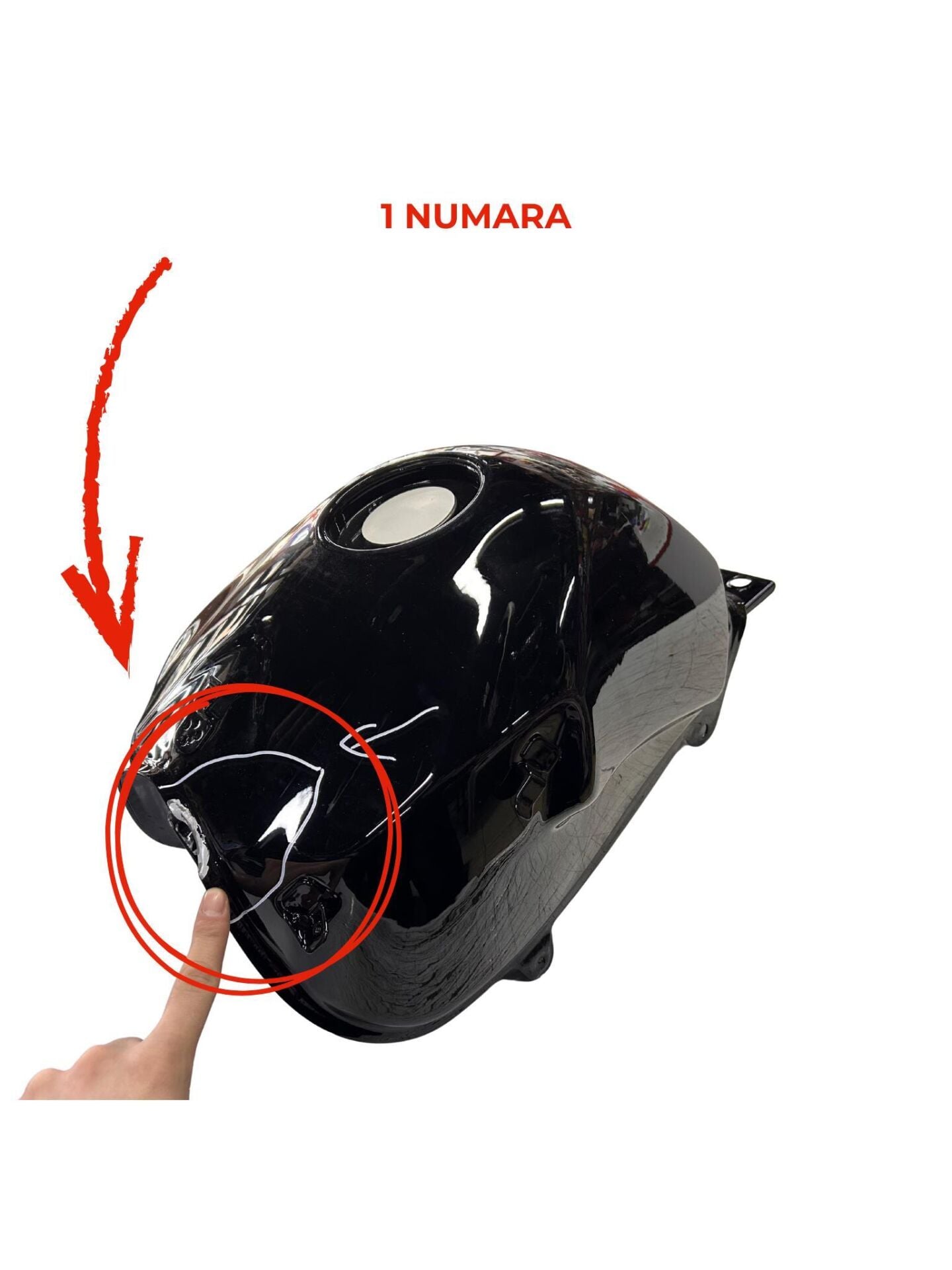 MONDİAL DRİFT L BENZİN DEPOSU SİYAH DEFOLU