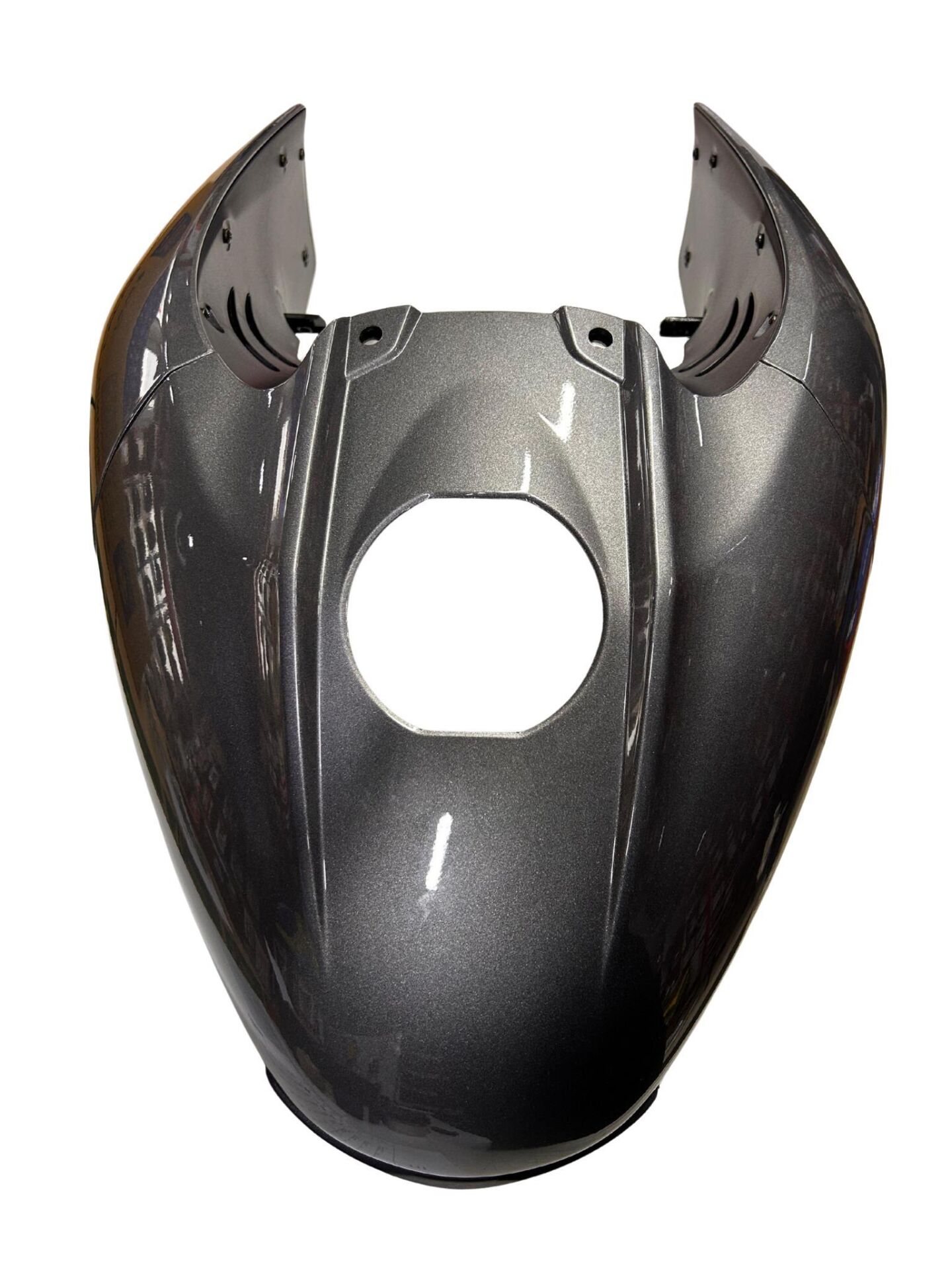 BAJAJ PULSAR NS200 YAKIT DEPO MUHAFAZA PLASTİĞİ ÜST KOMPLE GRİ EURO 4