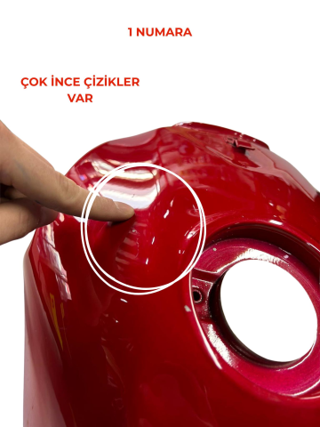 MONDİAL DRİFT L BENZİN DEPOSU KIRMIZI DEFOLU